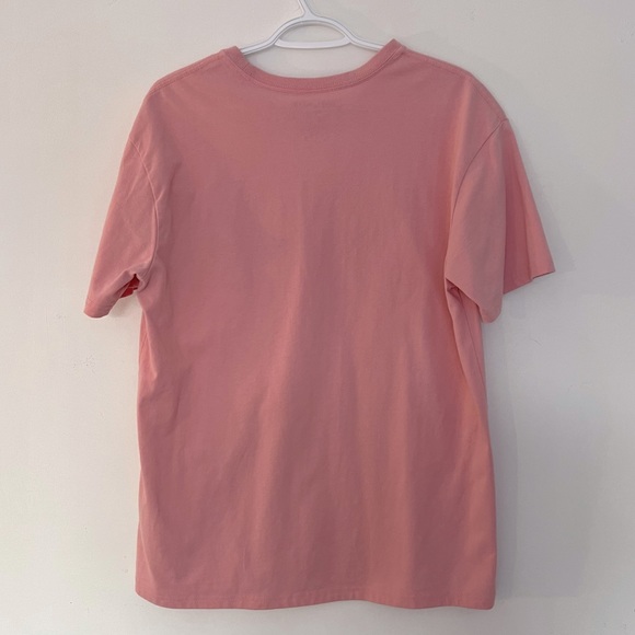 (UNISEX) Drake T-Shirt Short Sleeve with puppy front pocket pink - Picture 6 of 6